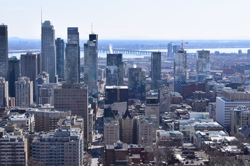 Fototapeta na wymiar Downtown Montreal