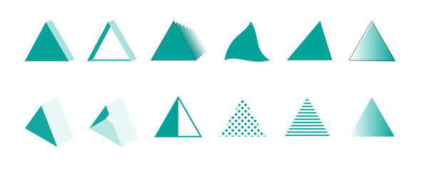 緑の三角形のバリエーション