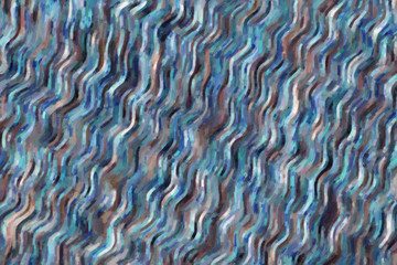 Blue and brown waves Large Color Variation abstract paint background.