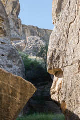 Pre-Historic Cave in Gobustan, Azerbaijan