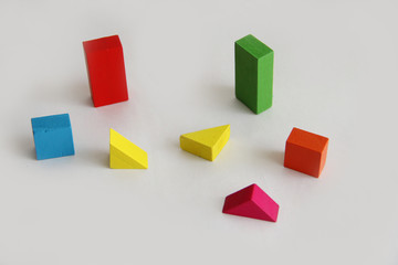 Fototapeta na wymiar abstract colorful cubes