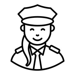 
An aircraft pilot or aviator is a person who controls the flight, airwoman 
