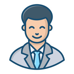 
Male politician vector style, legislator

