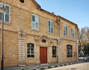Old street in Nicosia. Cyprus