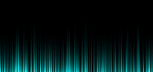 Abstract green mint stripe vertical lines light on black background.