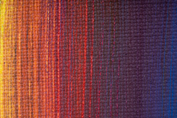 fabric texture background painting canvas with a colorful painting