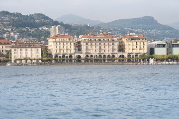 Fototapeta premium Lake Lugano, Switzerland