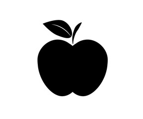 Vector apple icon design with vitamin composition.