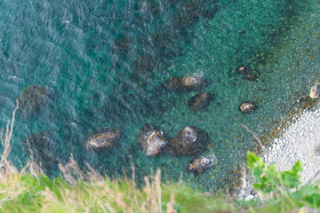 Ulleung, South Korea - 04.27.2020 - Seacoast on Ulleung island