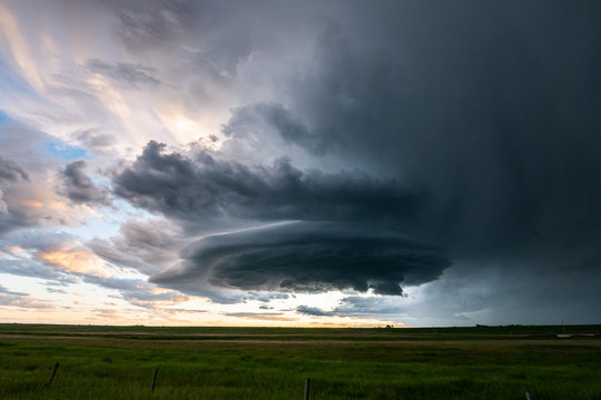 Summer thunderstorm in the prairies © Jillian
