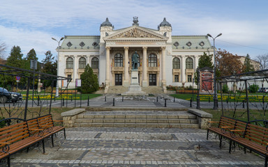 Iasi, Romania - 11.11.2019: The National Theater in Iasi