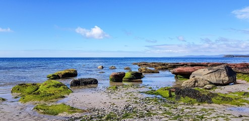 landscape with sea and rocks