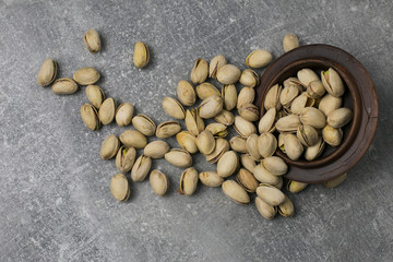 coffee beans on a wooden surface