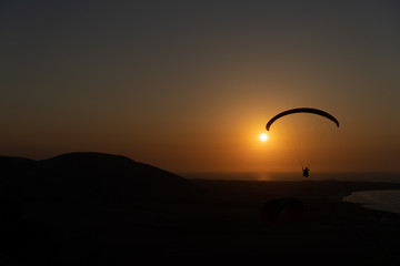 Paragliding in north tunisia - Cap Angela