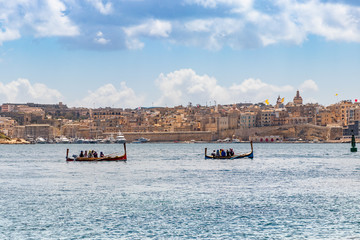 Boats  near Valletta, Malta