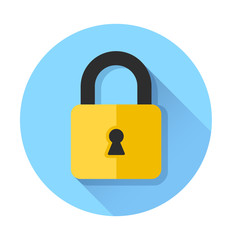Lock vector icon. Vector lock. Closed lock. Lock icon. Padlock sign. Сlosed. Keyhole. Flat padlock. Acess, safety
