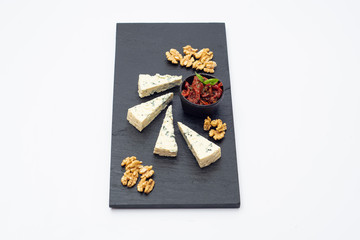 blue cheese on a plate