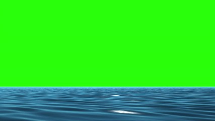3d render of sea waves on a green background. Water texture