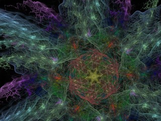 Imaginatory fractal background Image