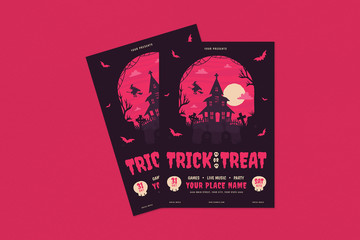 Trick Or Treat Flyer Template