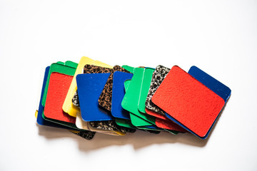 metal parts coated with powder coating