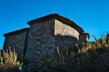 Centro arqueologico de Rupac en los andes limeños.