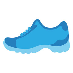 Isolated shoes health life style icon- Vector