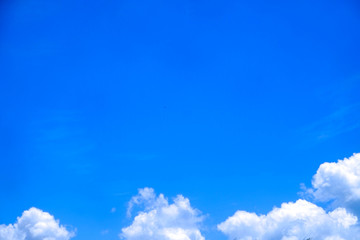 Blue sky with clouds background