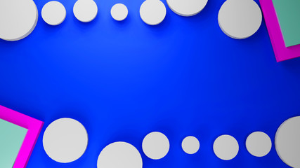 3d rendering square