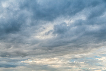 Stormy cloudy sky texture background