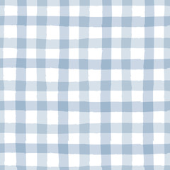 Pastel blue watercolor style checkered pattern texture