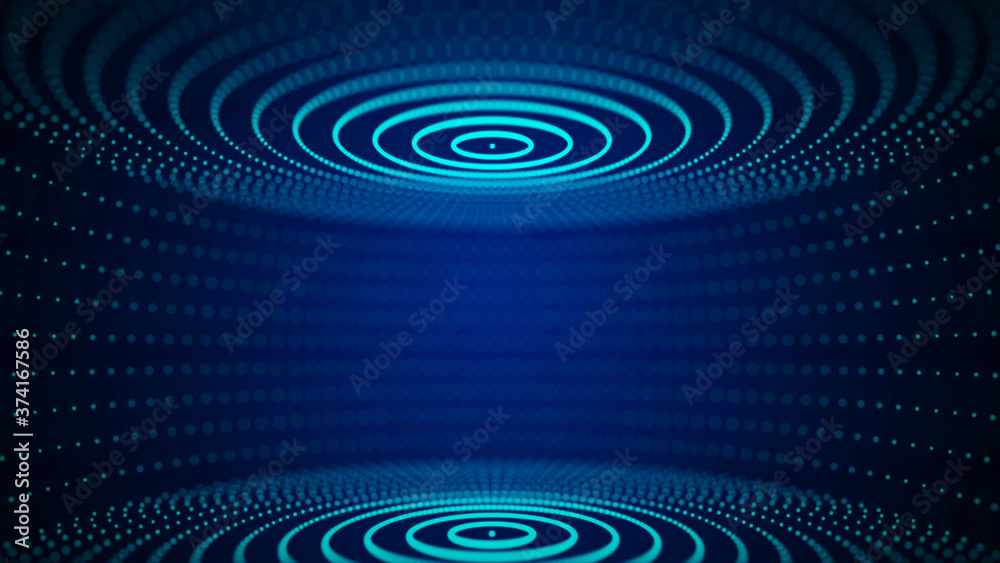 Poster abstract background with connecting dots and lines. futuristic particles background. big data visual