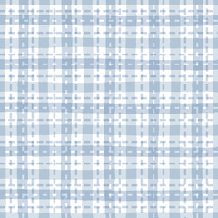 White and blue checkered seamless pattern texture