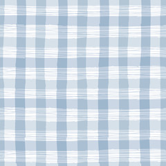 Pastel blue vector checkered seamless pattern texture