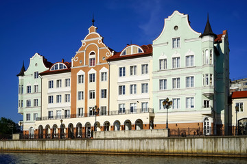 The urban landscape of the city of Kaliningrad