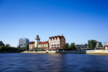 The urban landscape of the city of Kaliningrad