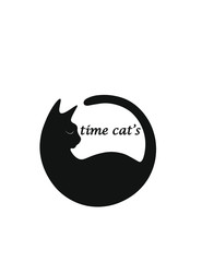 THE LOGO FOR THE CAT CAFE