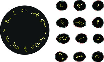 별자리 전갈자리 처녀자리 쌍둥이자리 우주 별 운세  star  © lee