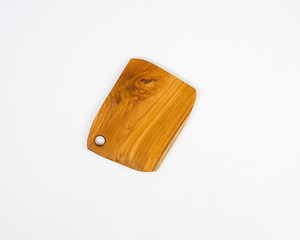 a cutting board made of used wood, commonly used for chopping bones, cutting meat.