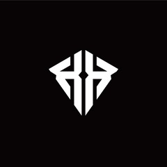 Initial X X letter with kite modern style logo template vector