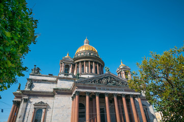 Saint Isaac's Cathedral or Isaakievskiy Sobor in Saint Petersburg, Russia
