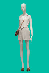 Full length female mannequin.