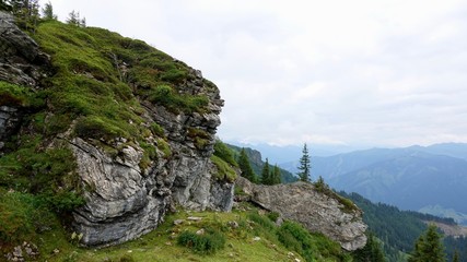 Wanderung durch die Hochalpen, Gebirgswanderung, Alpen, Gebirge