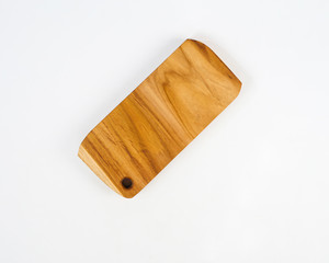 a cutting board made of used wood, commonly used for chopping bones, cutting meat.