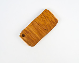 a cutting board made of used wood, commonly used for chopping bones, cutting meat.