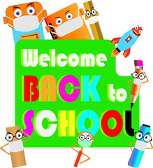 Fototapeta premium back to school