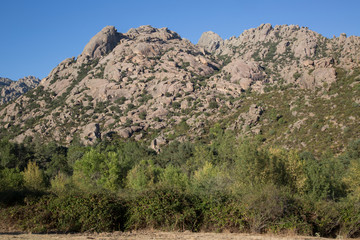 Landscape View of the Pedriza; Madrid