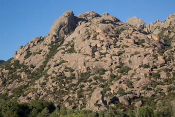 Landscape of Pedriza; Madrid