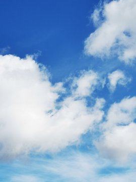 blue sky with clouds