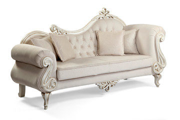 Classic furniture isolated on white background . corner view 